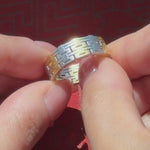 Video of rotating infinite happiness ring